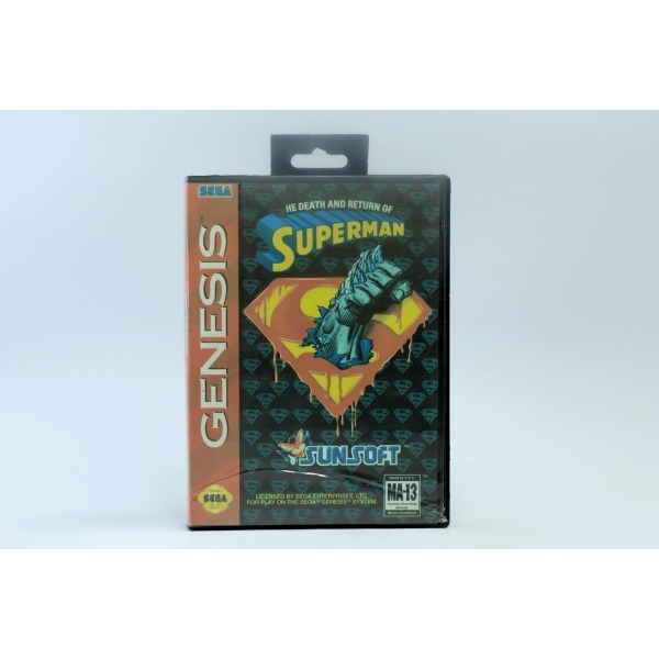 Jogo The Death an Return of Superman Caixa - Mega Drive (Usado)