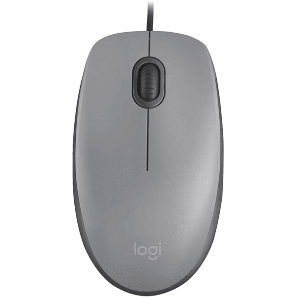 Mouse com fio Logitech M110 Silent - Cinza