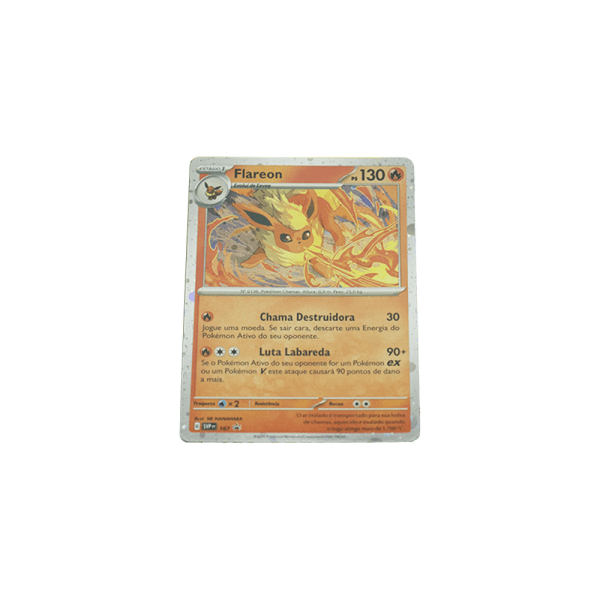 Blister Quádruplo Pokémon Escarlate e Violeta: Evoluções Prismáticas - Flareon