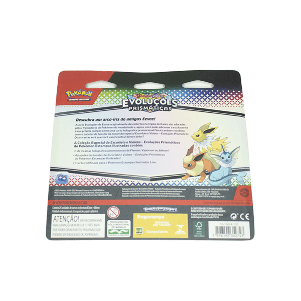 Blister Quádruplo Pokémon Escarlate e Violeta: Evoluções Prismáticas - Jolteon