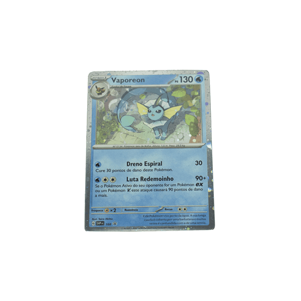 Blister Quádruplo Pokémon Escarlate e Violeta: Evoluções Prismáticas - Vaporeon