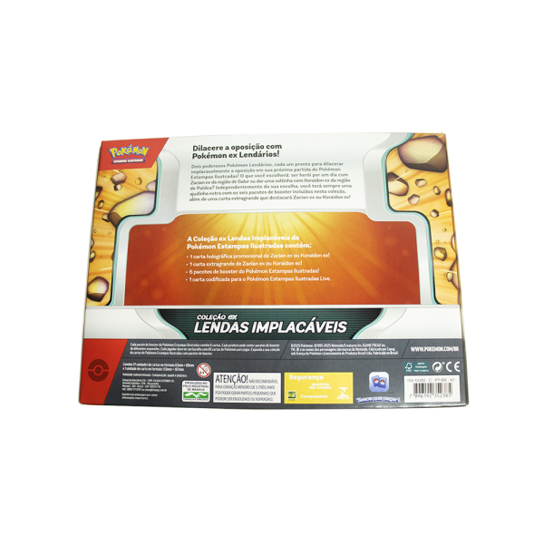 Box Coleção Pokémon EX Lendas Implacáveis: Koraidon EX