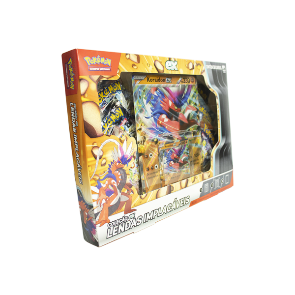 Box Coleção Pokémon EX Lendas Implacáveis: Koraidon EX