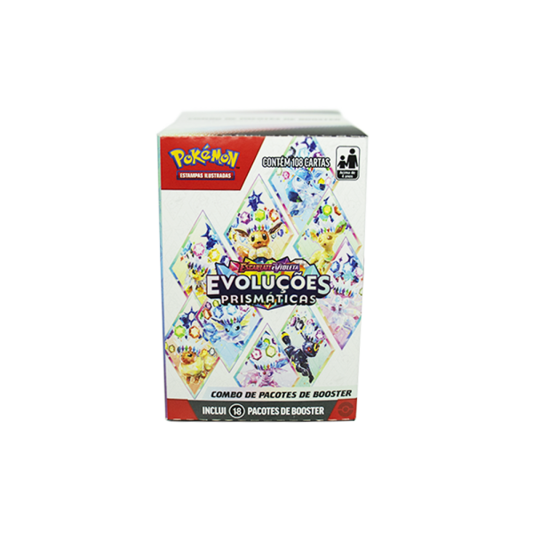 Box Pokémon: Escarlate e Violeta - Evoluções Prismáticas