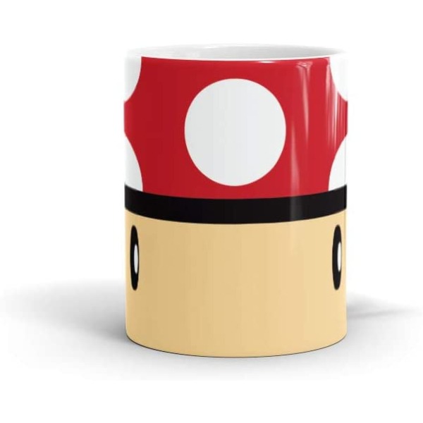 Caneca Gamer Cogumelo Vermelho Grow Up