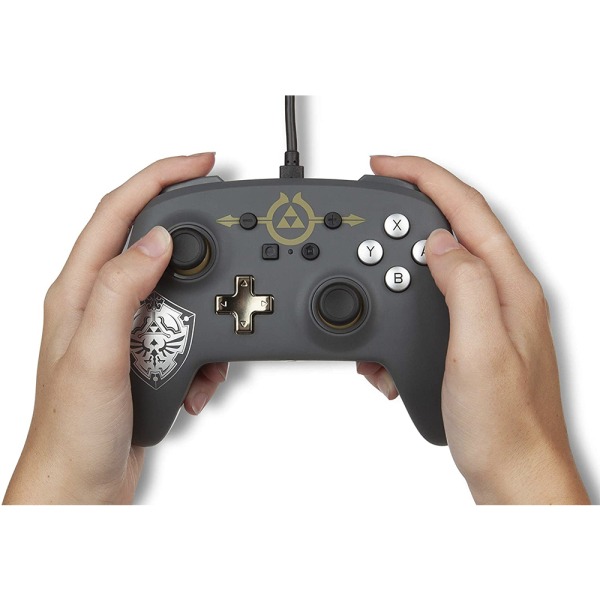 Controle Zelda Hylian Shield Power A - Nintendo Switch