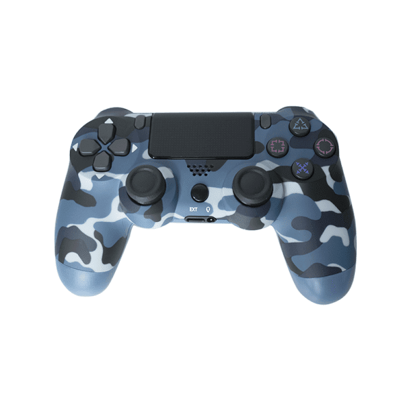 Controle Double-Motor Vibration Azul Camuflado - PS4