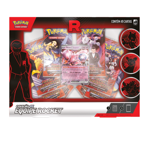 Box Pokémon Coleção EX: Equipe Rocket - Mewtwo