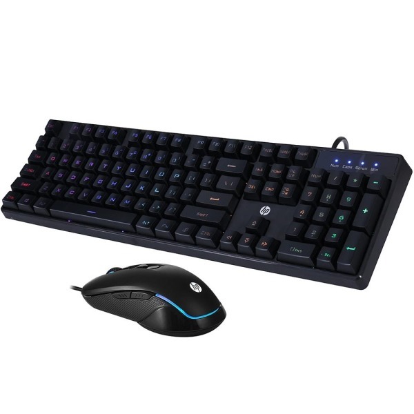 Kit Teclado e Mouse HP KM200 USB Gaming - Preto