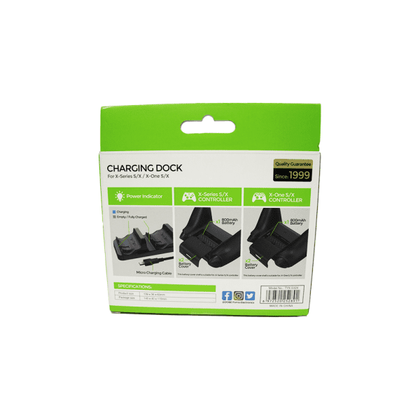 Carregador Duplo Xbox One S/X, Xbox Series S/X - Dobe