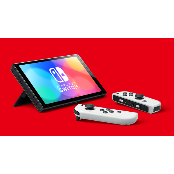 Console Nintendo Switch OLED Branco + Super Mario Bros. Wonder + Voucher Nintendo Switch Online 3 Meses