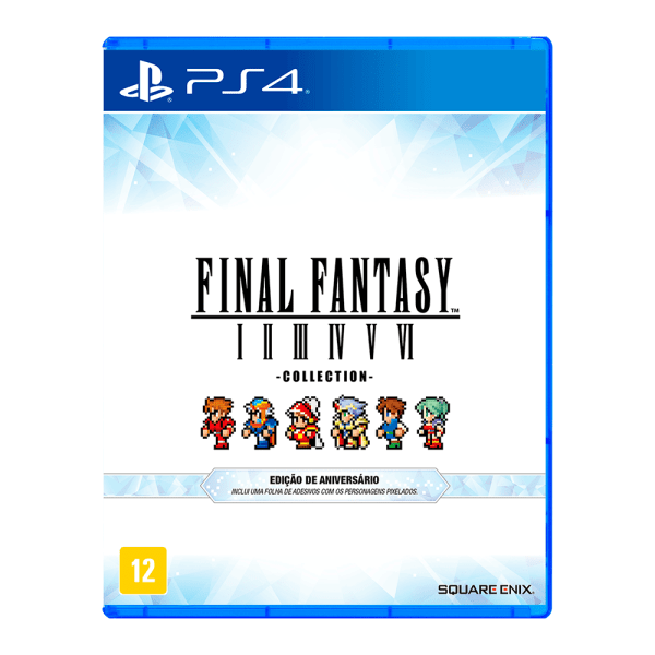 Jogo Final Fantasy I-VI Collection Anniversary Edition - PS4