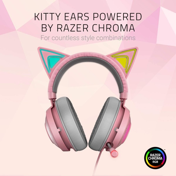 Headset Razer Kraken Kitty Edition - Rosa