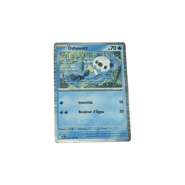 Blister Quádruplo Pokémon Escarlate e Violeta: Fogo Branco e Raio Preto - Oshawott