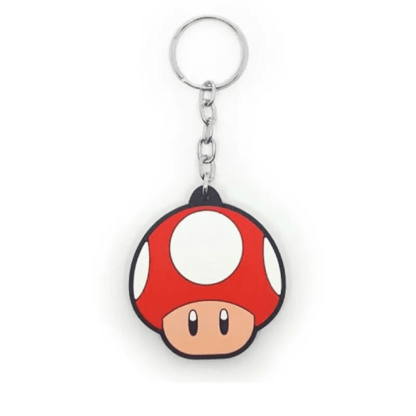 Chaveiro Cogumelo do Mario Grow Up - Vermelho