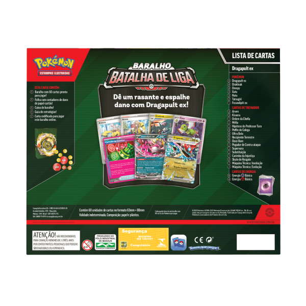 Deck Pokémon Batalha de Liga: Dragapult EX