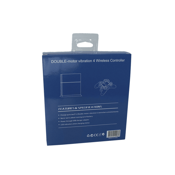 Controle Double-Motor Vibration Azul Camuflado - PS4