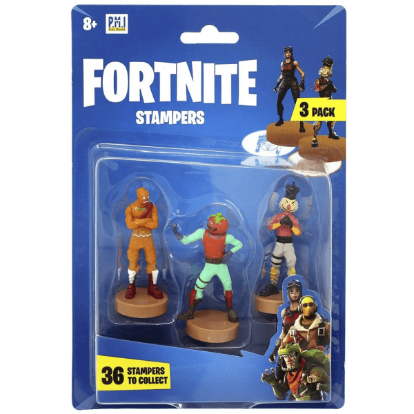 Carimbos Fortnite 3 Figuras Série 1 Sortido: Cód 2063