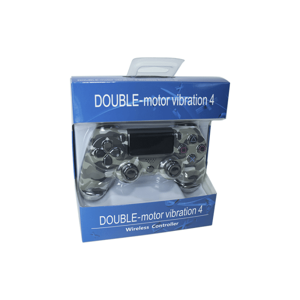 Controle Double-Motor Vibration Verde Claro Camuflado - PS4