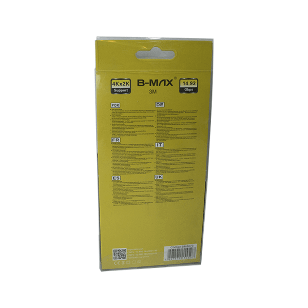 Cabo HDMI 3 Metros - B-Max