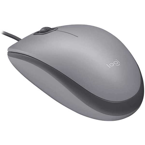 Mouse com fio Logitech M110 Silent - Cinza