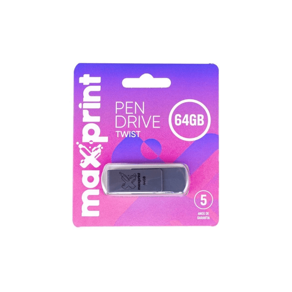 Pen Drive Maxprint 64GB - Twister