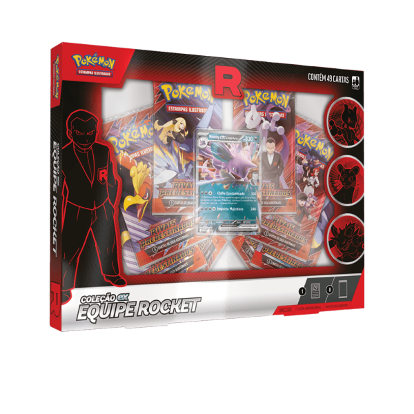 Box Pokémon Coleção EX: Equipe Rocket - Nidoking