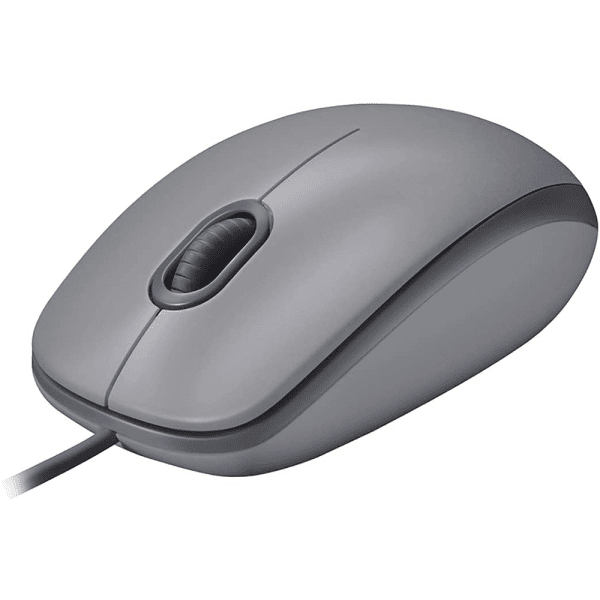Mouse com fio Logitech M110 Silent - Cinza