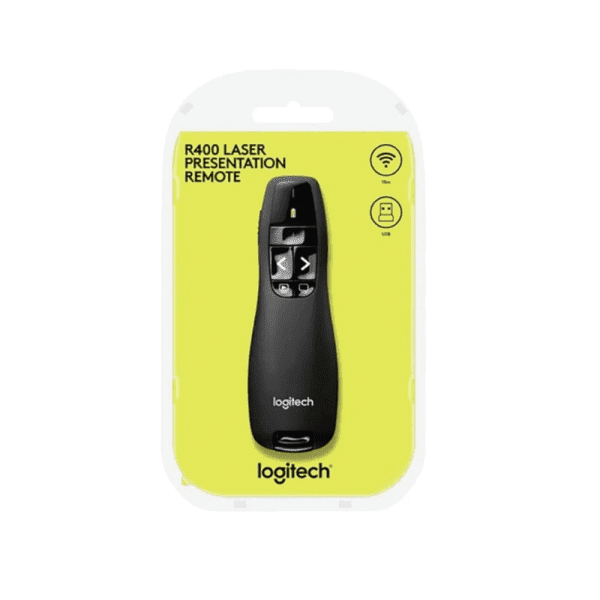 Apresentador com Laser Pointer R400 - Logitech