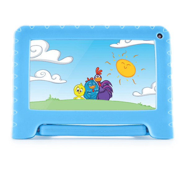 Tablet Multilaser Galinha Pintadinha 32GB Tela 7 Pol Android 13 Kids Space - NB401