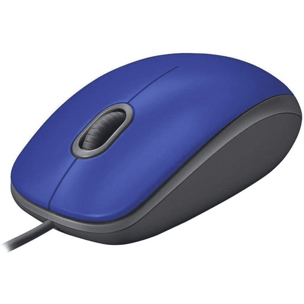 Mouse com fio Logitech M110 Silent - Azul
