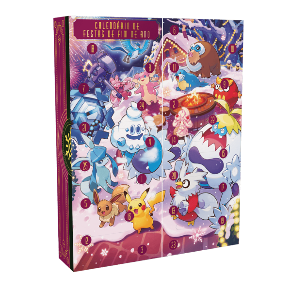 Box Pokémon Calendário de Festas de Fim de Ano