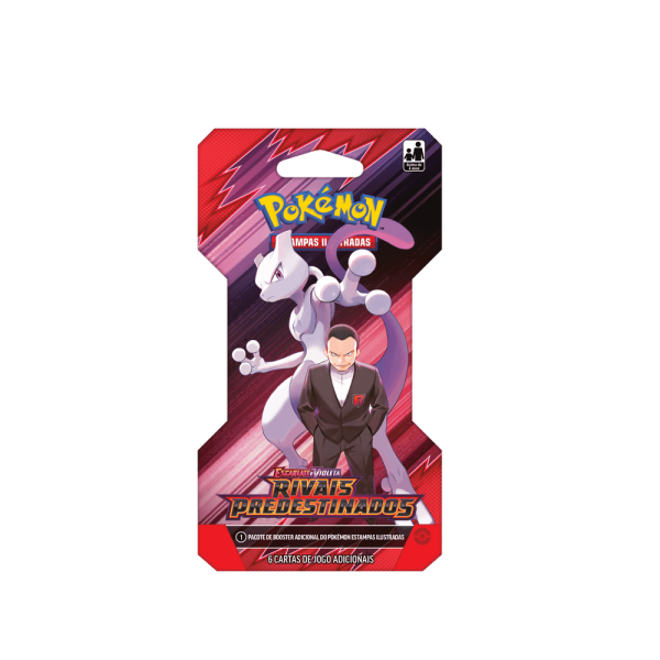 Pacote de Booster Pokémon: Escarlate e Violeta - Rivais Predestinados - Giovanni
