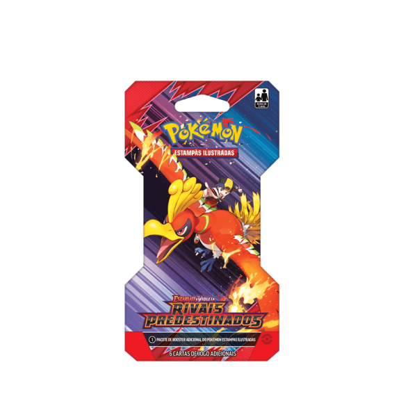 Pacote de Booster Pokémon: Escarlate e Violeta - Rivais Predestinados - Ho-oh