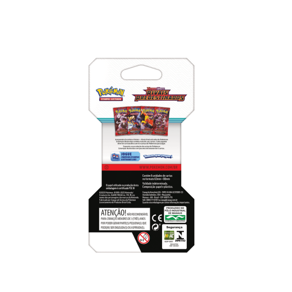 Pacote de Booster Pokémon: Escarlate e Violeta - Rivais Predestinados - Garchomp