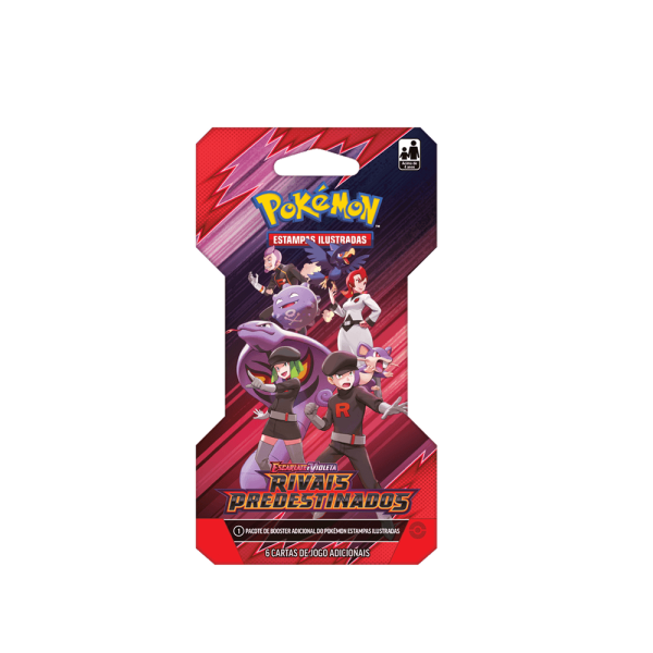 Pacote de Booster Pokémon: Escarlate e Violeta - Rivais Predestinados - Equipe Rocket
