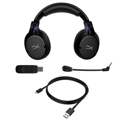Headset Gamer HyperX Cloud Flight Wireless, Drivers 50mm HHSF1-GA-BK/G - Preto e Azul