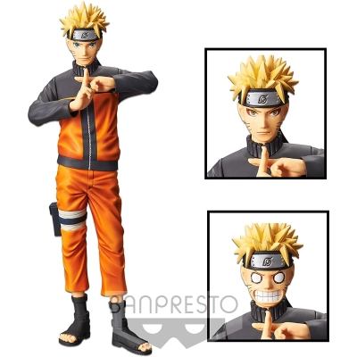 Boneco Naruto Shippuden Grandista Nero Uzumaki Naruto - Bandai 22546