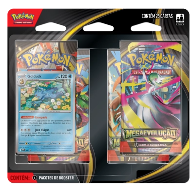 Blister Quádruplo Pokémon Megaevolução - Golduck