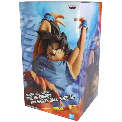 Boneco Dragon Ball Super Goku Give Me Energy Spirit Ball Special Genki Dama - Bandai 21390