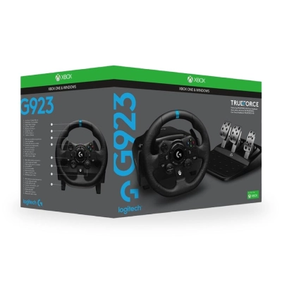 Volante Logitech G923 - XBOX SERIES, XBOX ONE E PC