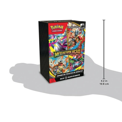 Box Pokémon de Pacotes de Booster - Megaevolução
