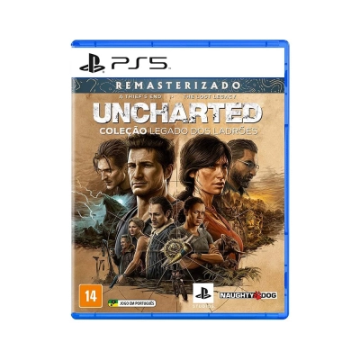Jogo Uncharted Remasterizado Legado dos Ladrões - PS5