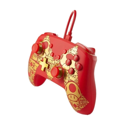 Controle Super Mario Golden M Power A - Nintendo Switch