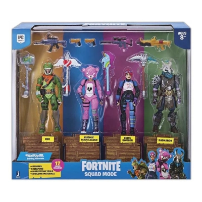 Fortnite Squad Mode: Pack com 4 Figuras - Cód 2059