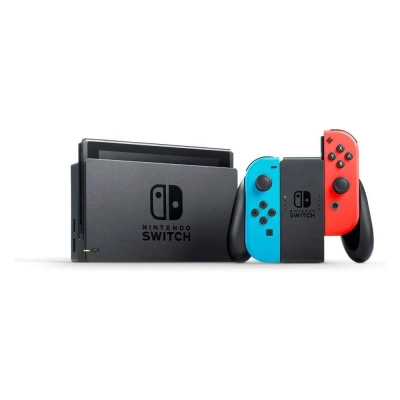 Console Nintendo Switch 32GB + Mario Kart 8 Deluxe - Vermelho/Azul