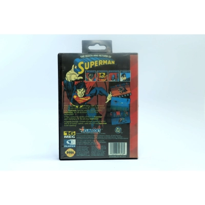 Jogo The Death an Return of Superman Caixa - Mega Drive (Usado)