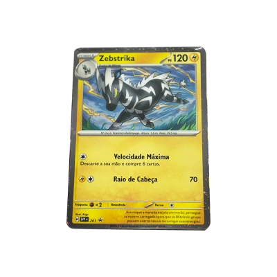 Blister Triplo Pokémon Escarlate e Violeta: Rivais Predestinados - Zebstrika