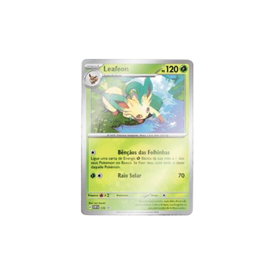 Blister Triplo Pokémon Escarlate e Violeta: Evoluções Prismáticas - Leafeon