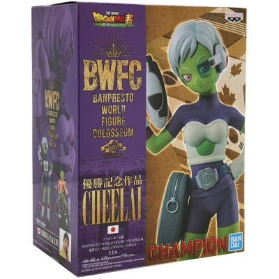 Boneca Dragon Ball Super World Figure Colosseum 2 Special Cheelai - Bandai 20362
